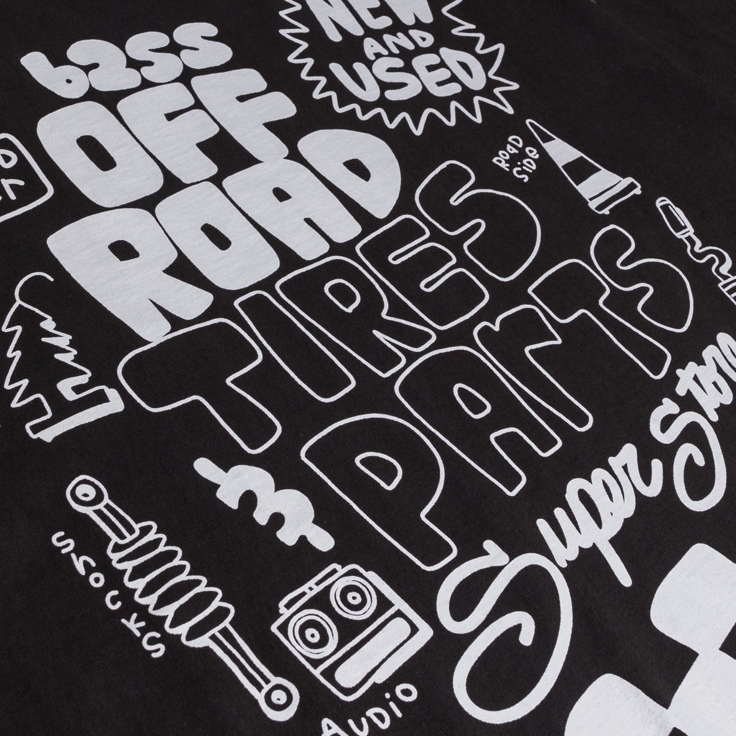 Parts Store Tee - Vintage Black