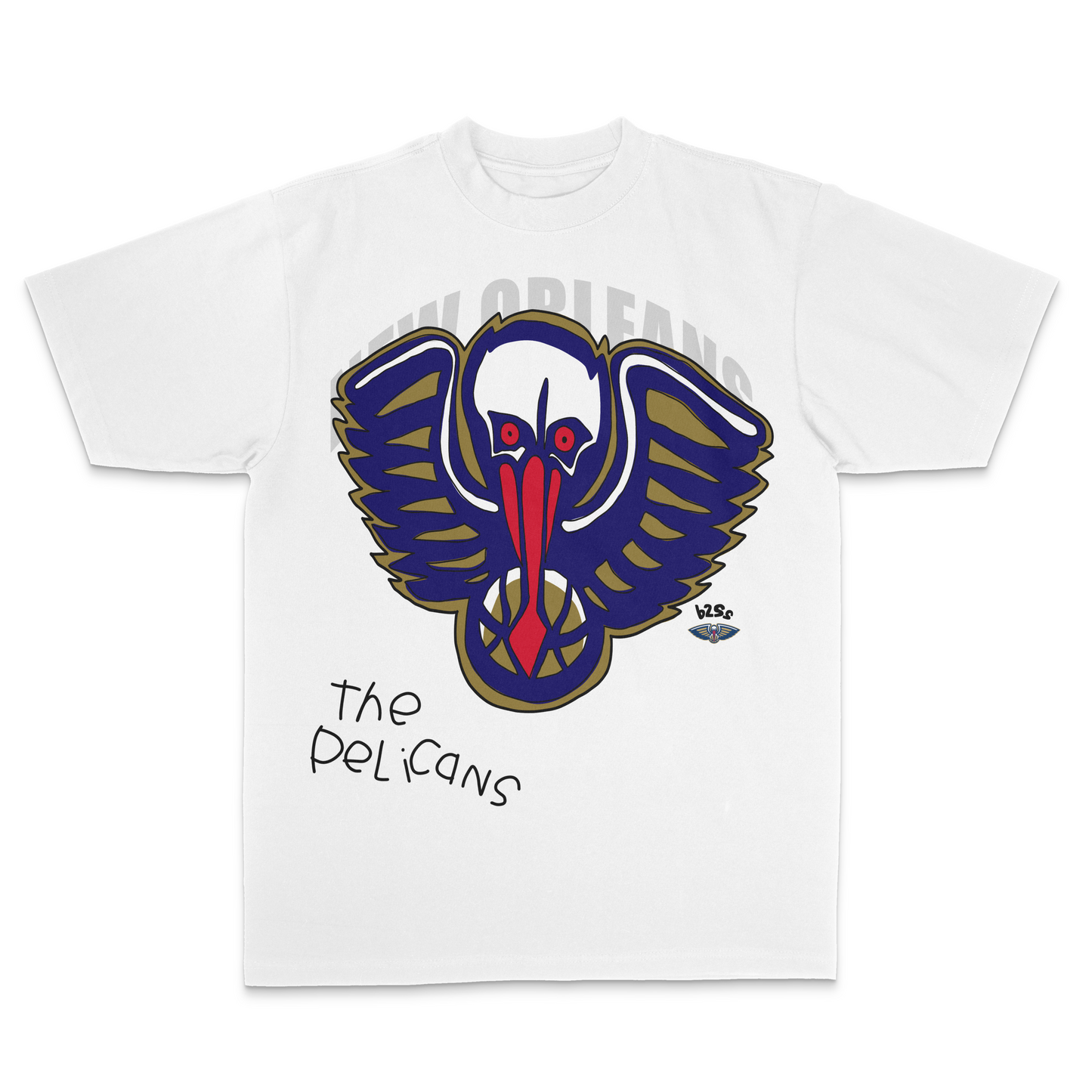 B2Ss NEW ORLEANS THE PELICANS NBA TEE