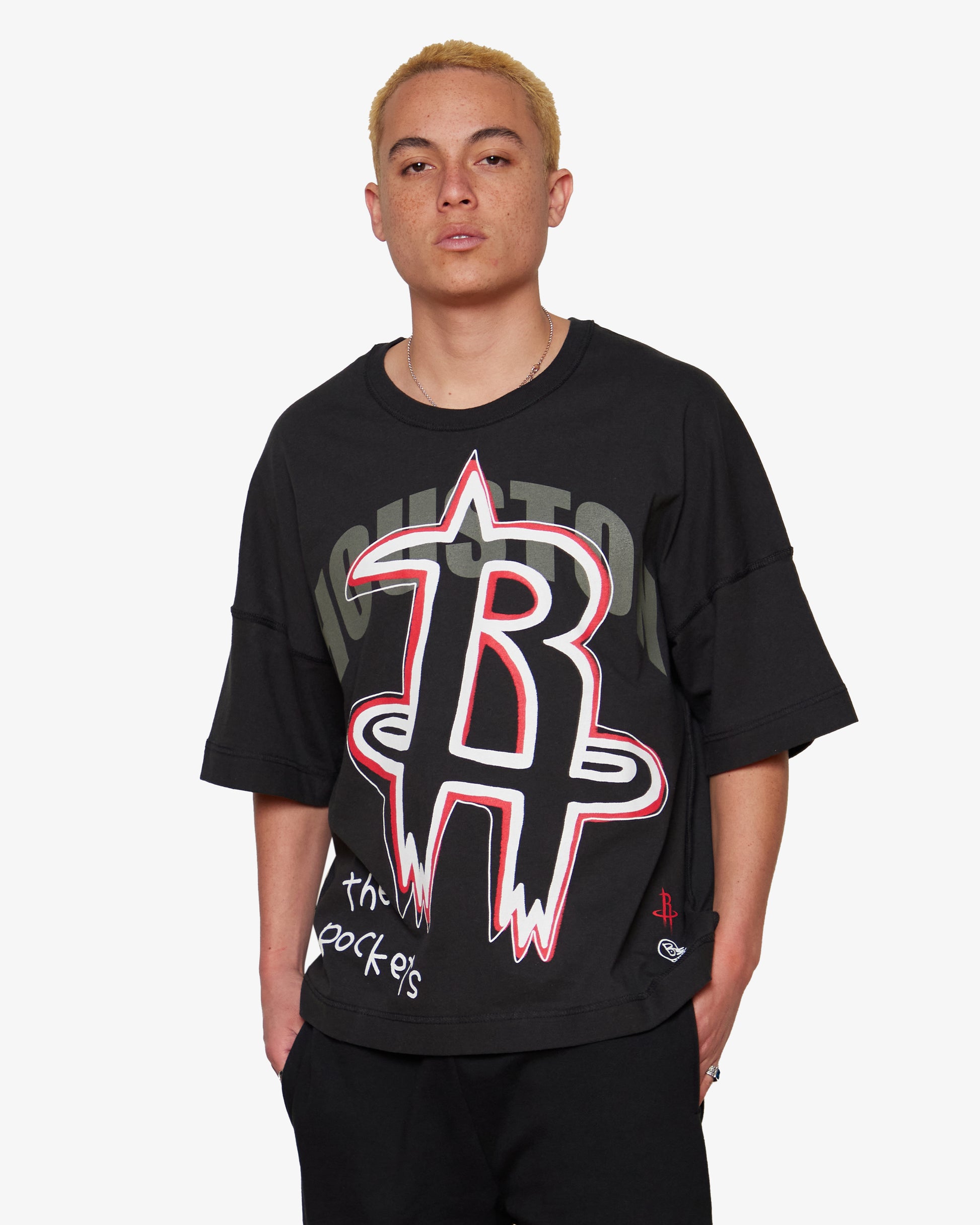 Houston Rockets T-Shirt Mens Size 2XL XXL NBA Store Basketball Gray NWT